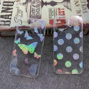 Transparent Soft TPU Cover with Holographic print