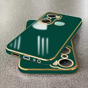 6D Chrome Back Cover Case Compatible |Slim Shockproof Soft TPU | Raised Lips Protection | Camera Protection | Stylish Back Case and Cover