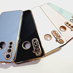 6D Chrome Back Cover Case Compatible |Slim Shockproof Soft TPU | Raised Lips Protection | Camera Protection | Stylish Back Case and Cover