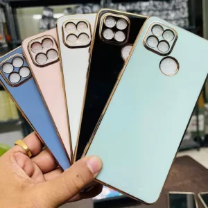 6D Chrome Back Cover Case Compatible |Slim Shockproof Soft TPU | Raised Lips Protection | Camera Protection | Stylish Back Case and Cover